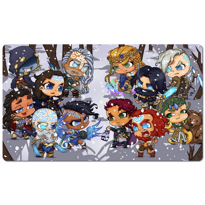 Gudarna i Kaldheim Spelmatta för wholesale av Mega Chibi