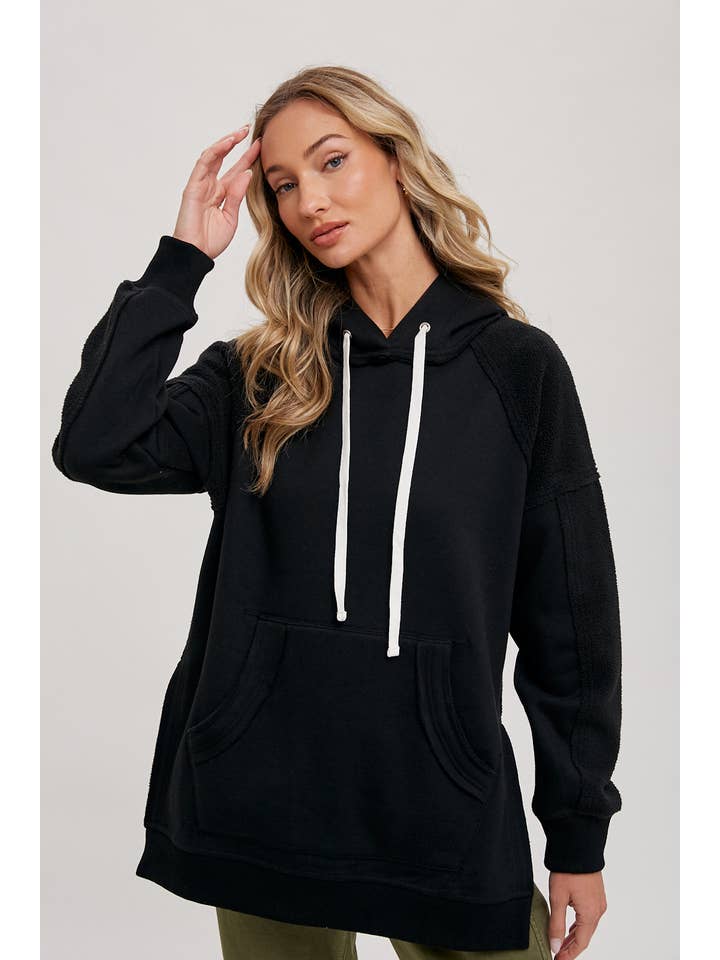 Bluivy - Wholesale Hoodie - Women's - FLEECE HOODIE TUNIC2