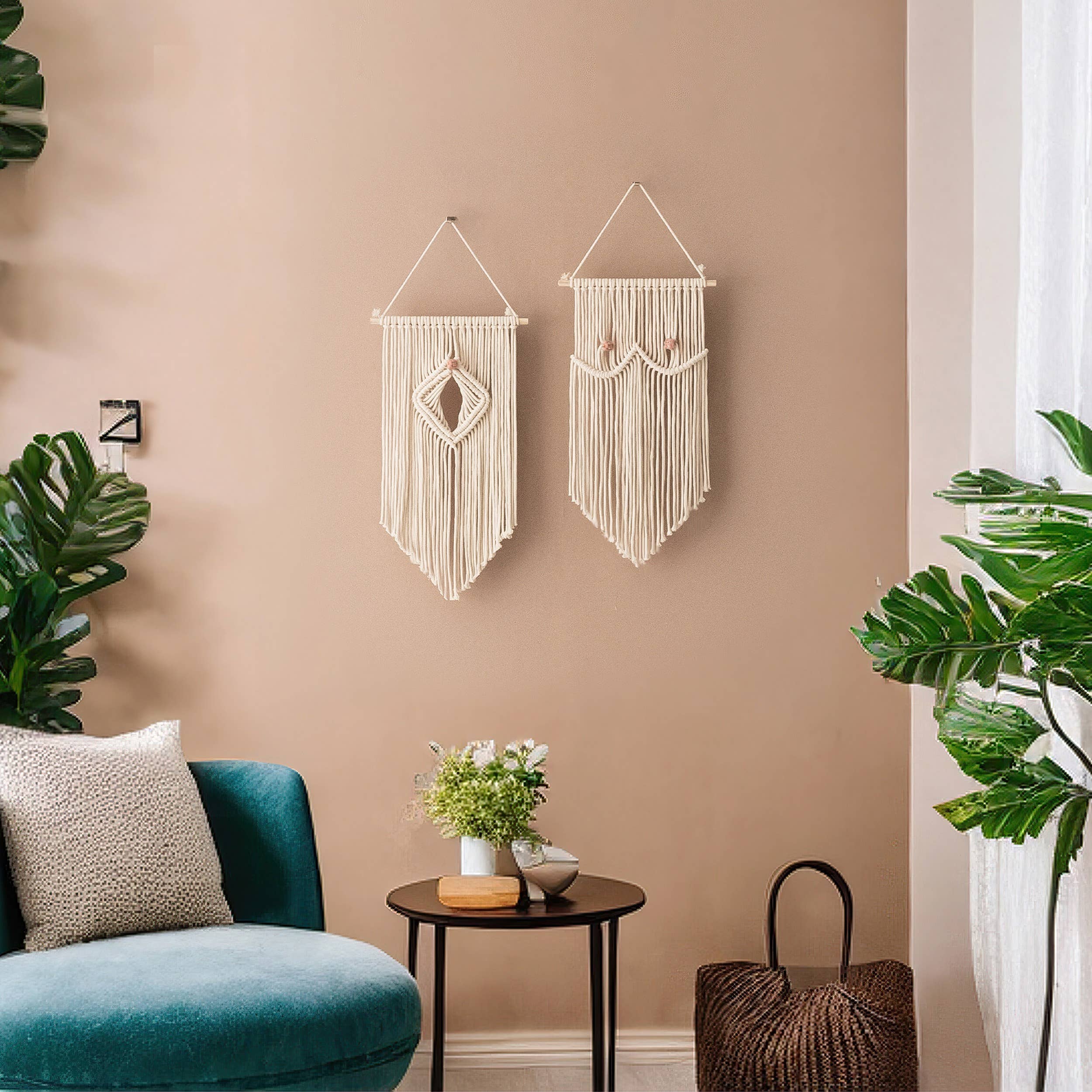 HeartCrafted – Engroshandel 3D-vægkunst – Sæt med vagina og macrame bryster W228