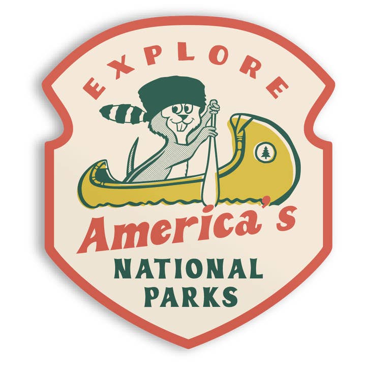 The Landmark Project - Wholesale Sticker - Paddle the Parks Sticker