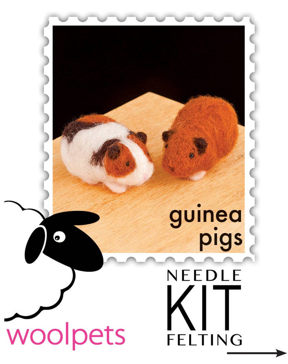 Woolpets - Vente Kit de bricolage - Kit de feutrage pour cobayes3
