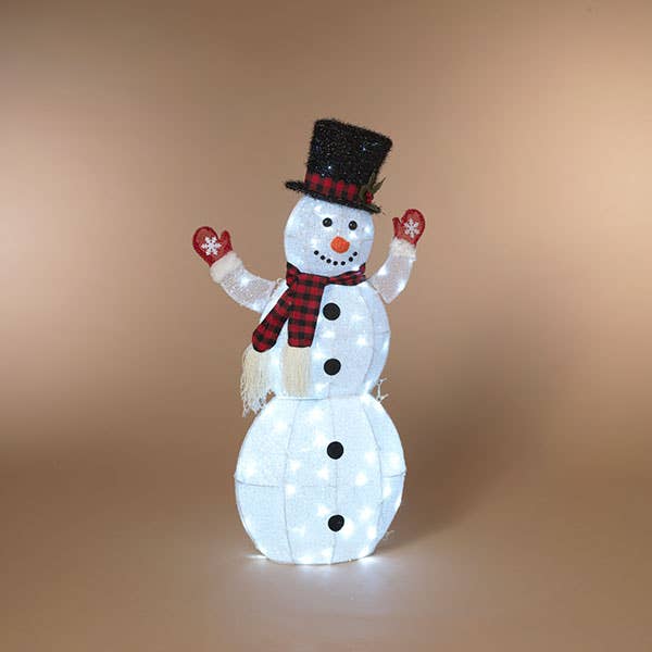 The Gerson Companies - Wholesale Christmas Decoration - Promos 41.5"H UL electric lighted holiday snowman, outdoor s0