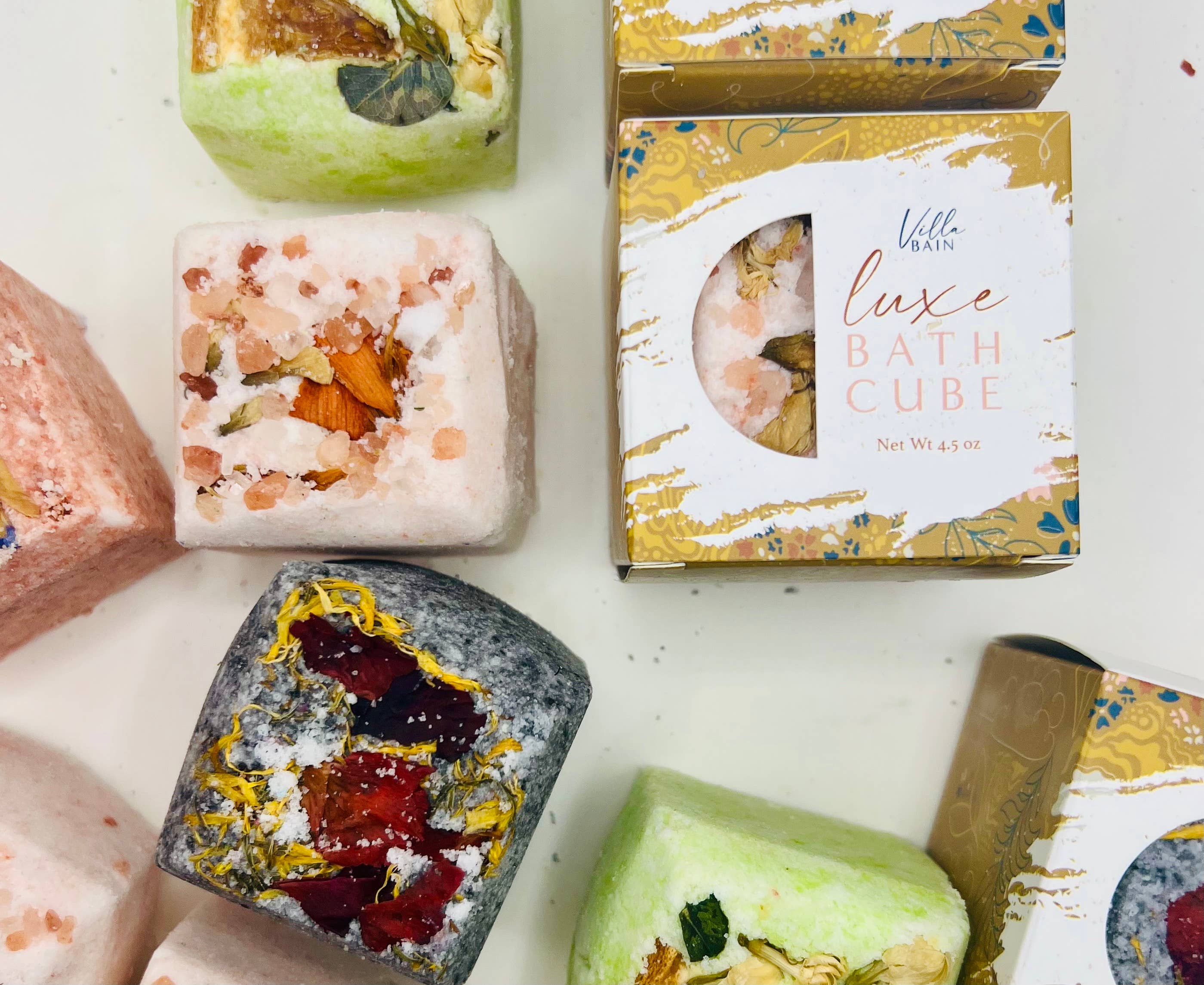 Villa Bain - Wholesale Bath Bomb/Fizz - Luxe Bath Cube -Sleep Aid4