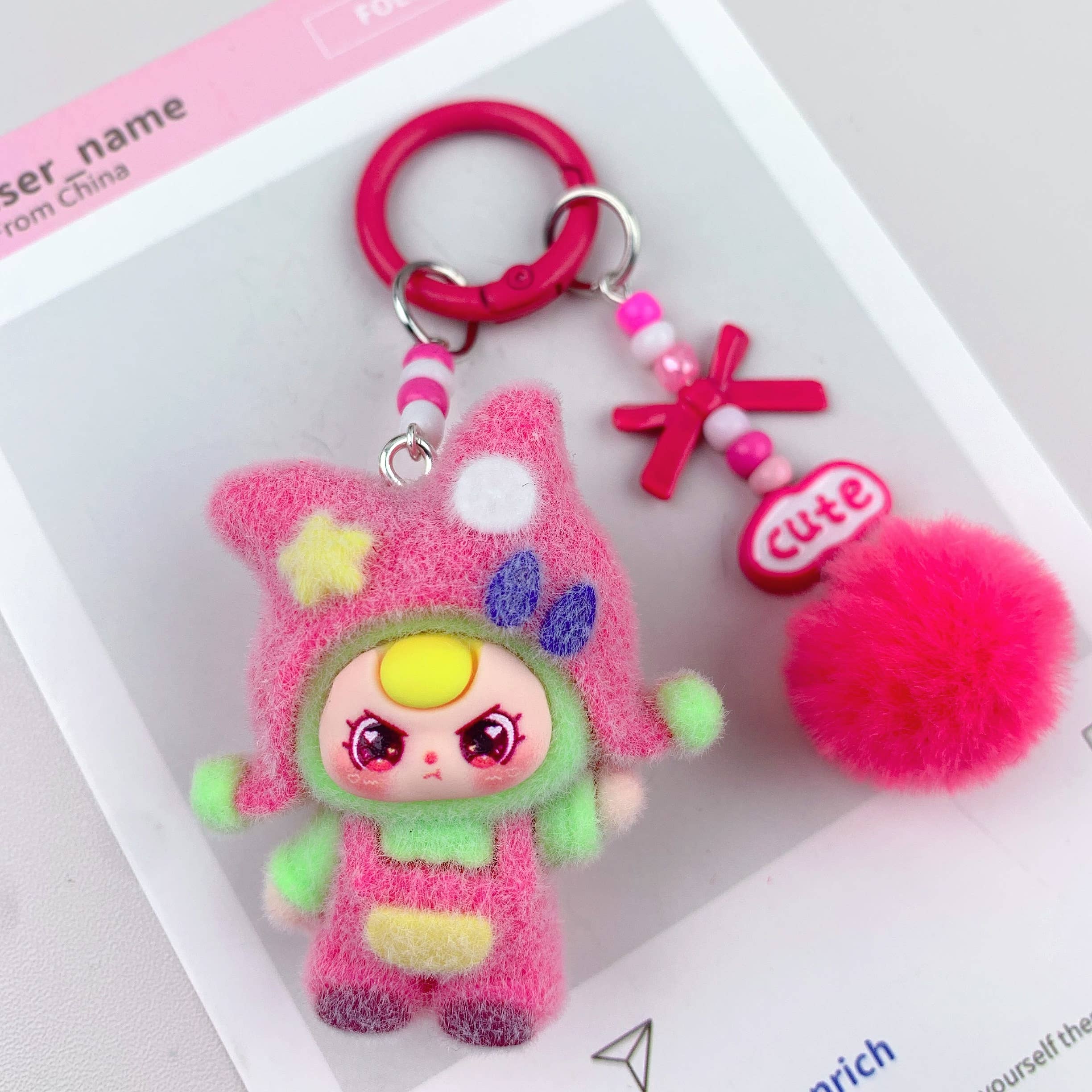 Lilyrosy（Duty free) - Wholesale Doll - Kids - Baby three keychain, gifts for her, holiday gifts4