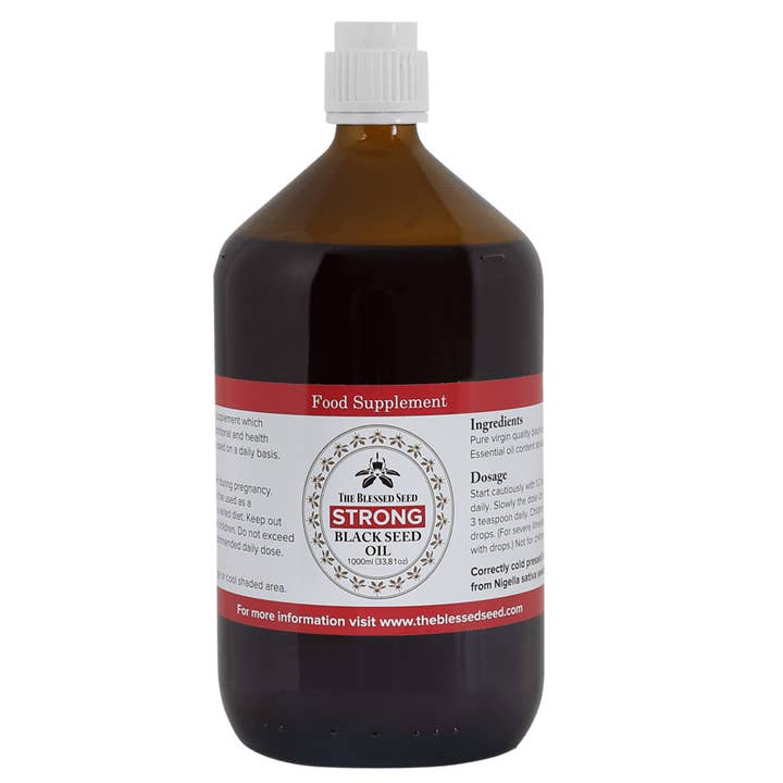 STRONG Black Seed Oil – 1 Litre for wholesale by The Blessed Seed - Black Seed Oil Specialists