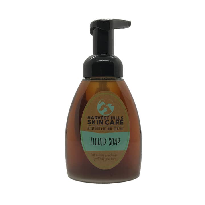 Flydende skummende sæbe for engroshandel hos Harvest Hills Skin Care, LLC