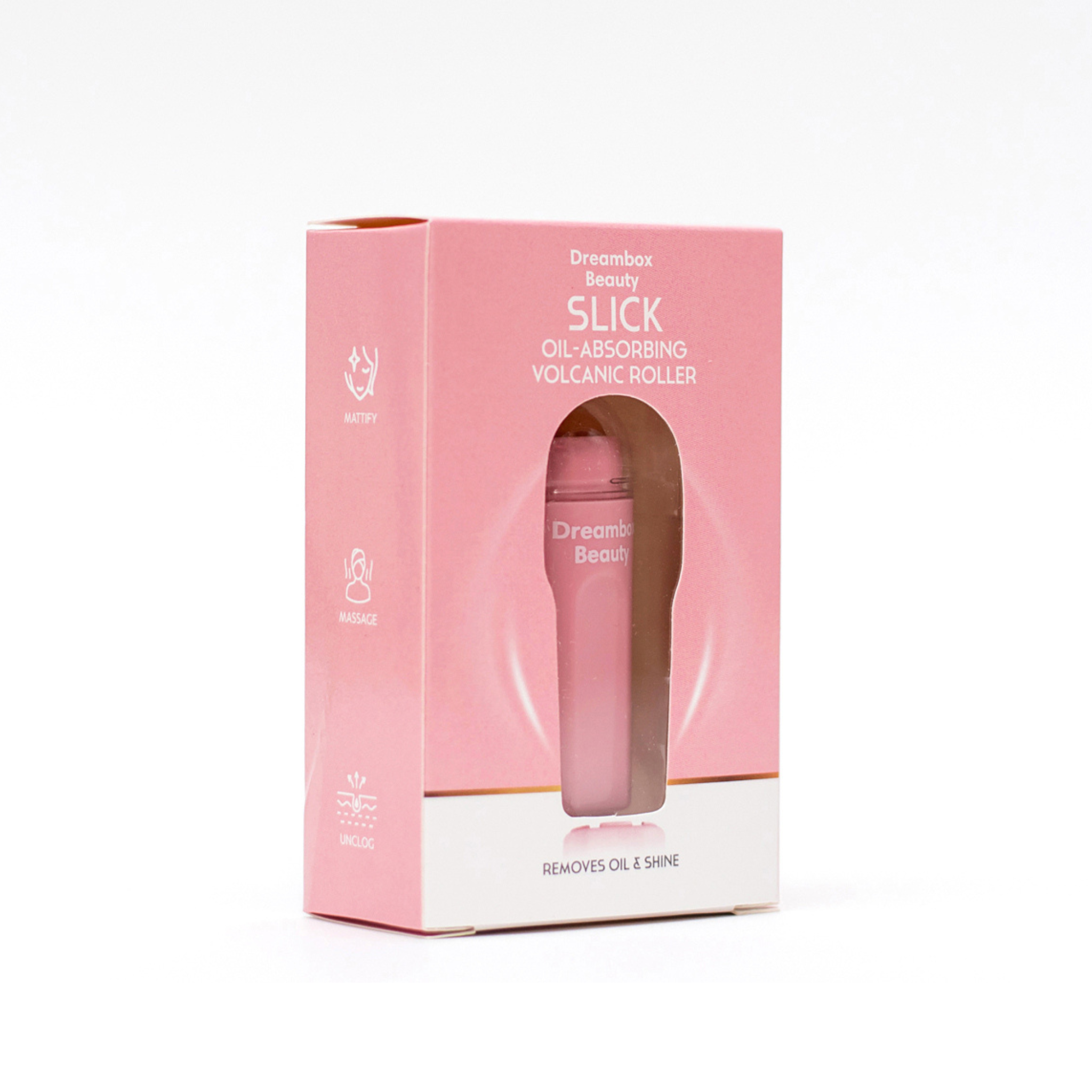 Dreambox Beauty – wholesale Face/beauty roller – Slick Oil Absorbing Volcanic Roller [Removes Oil & Shine]4