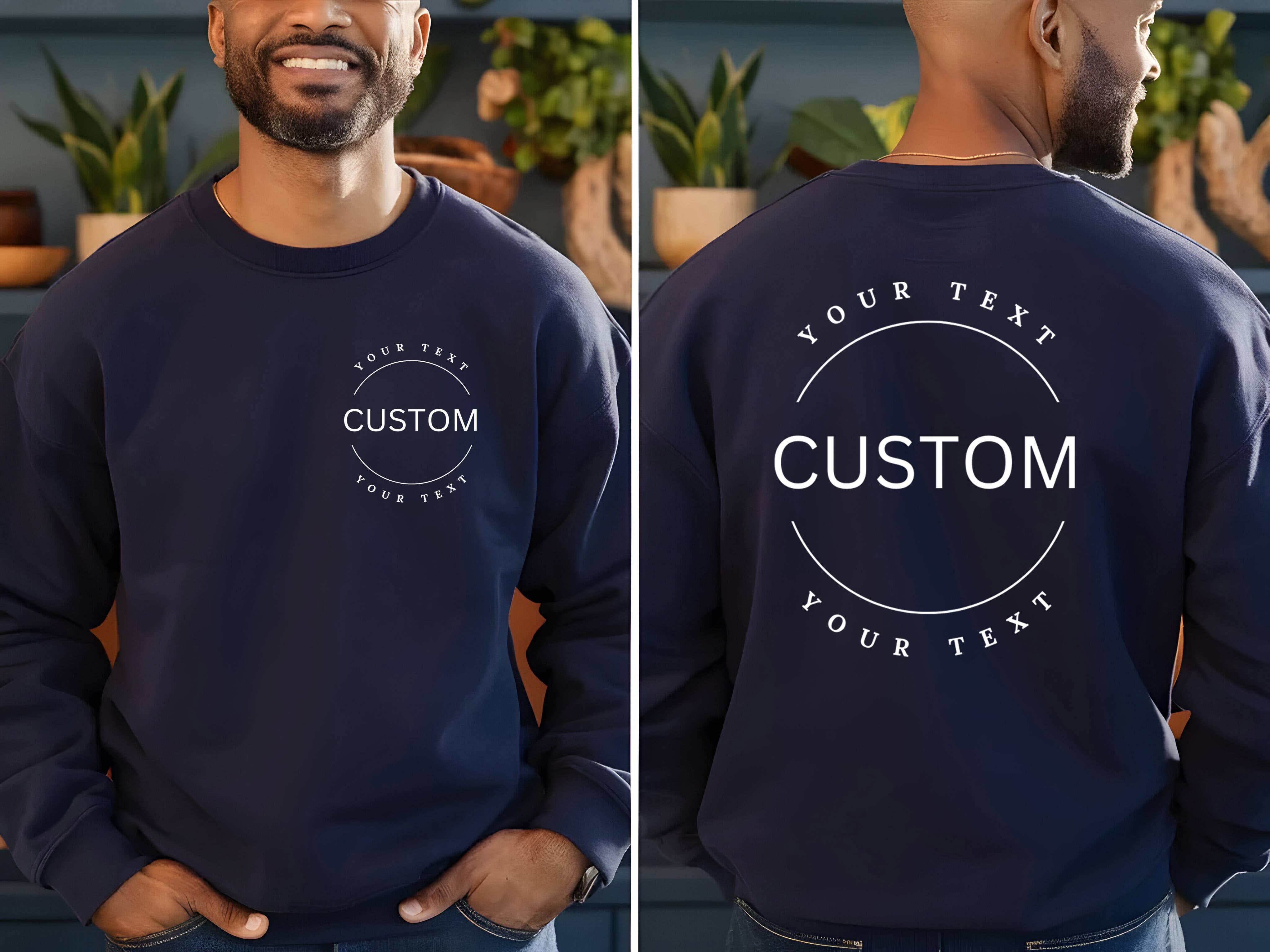 One Nine - Wholesale Graphic Sweatshirt - Unisex - Custom  Sweatshirt /Golden Pecan Sweatshirt 1