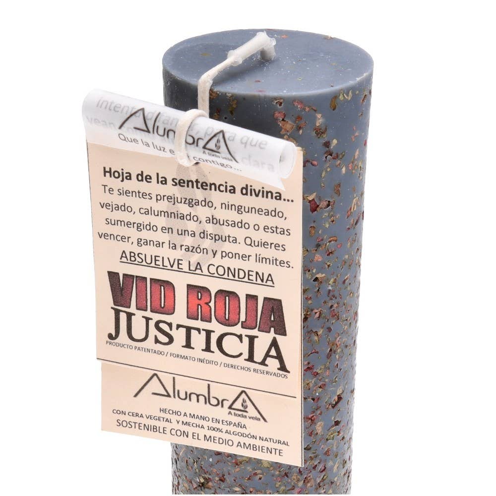 Vives de la Cortada S.L - Wholesale Votive Candle - Artesanal Vela with Vid Red - Justice1