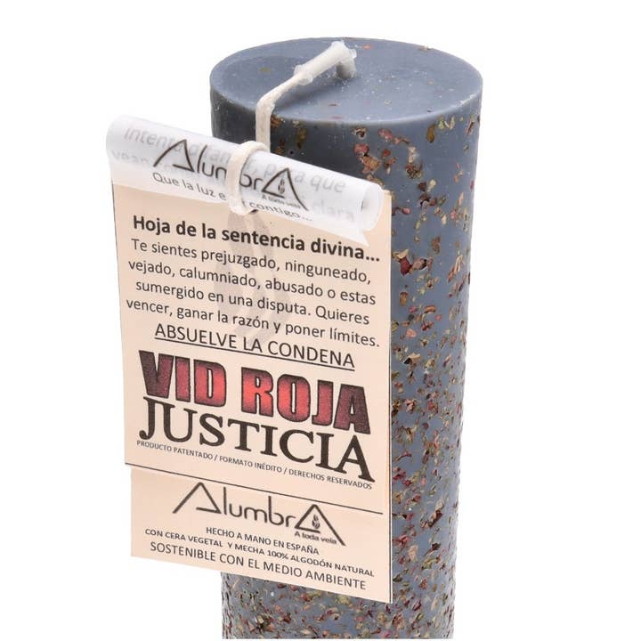 Vives de la Cortada S.L - Wholesale Votive Candle - Artesanal Vela with Vid Red - Justice1