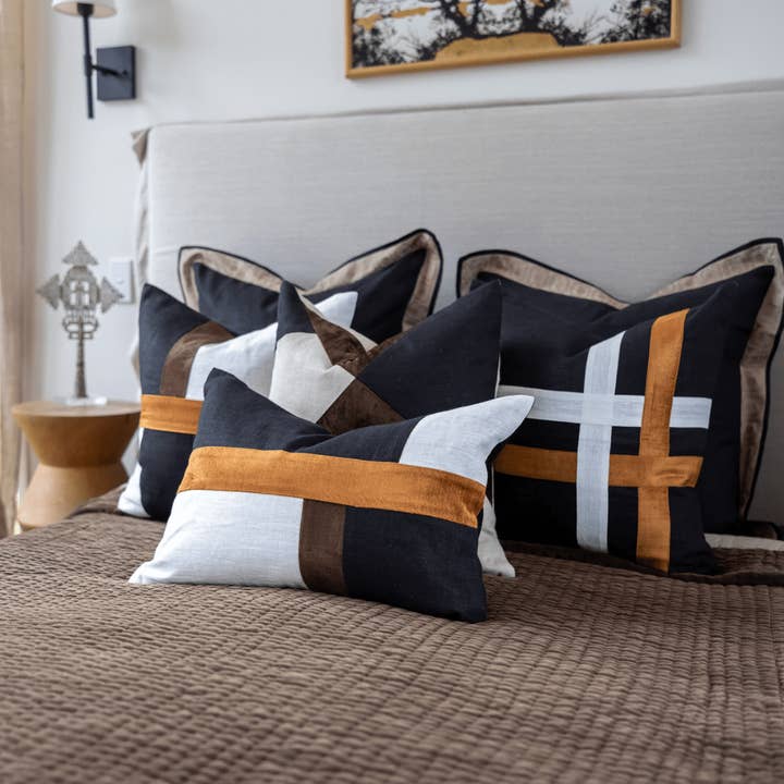 BHD HOME - Wholesale Chair cushion - The Burleigh Black Lounge Cushion 55 x 55cm8