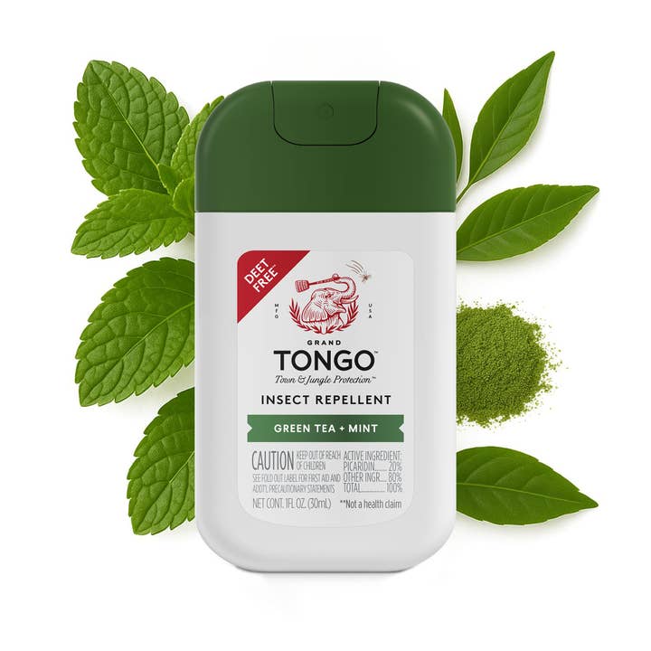 Grand Tongo - Wholesale Insect Repellent - Green Tea + Mint Insect Repellent - Pocket Spray - 1 pack