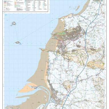 Mapa del explorador de Weston-Super-Mare Bleadon Hill - SO para venta al por mayor de Map Marketing Limited