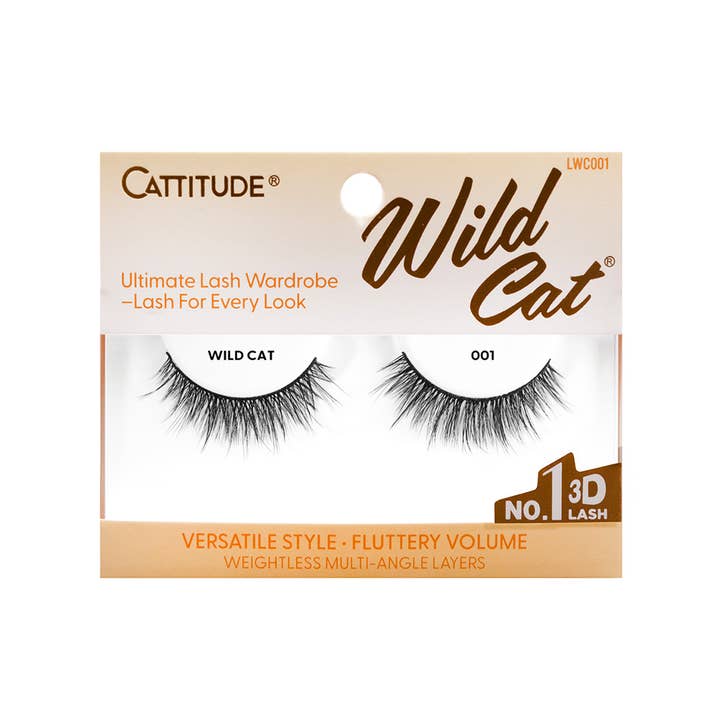 CATTITUDE Lashes - Wild Cat (001) for wholesale by EBIN NEW YORK