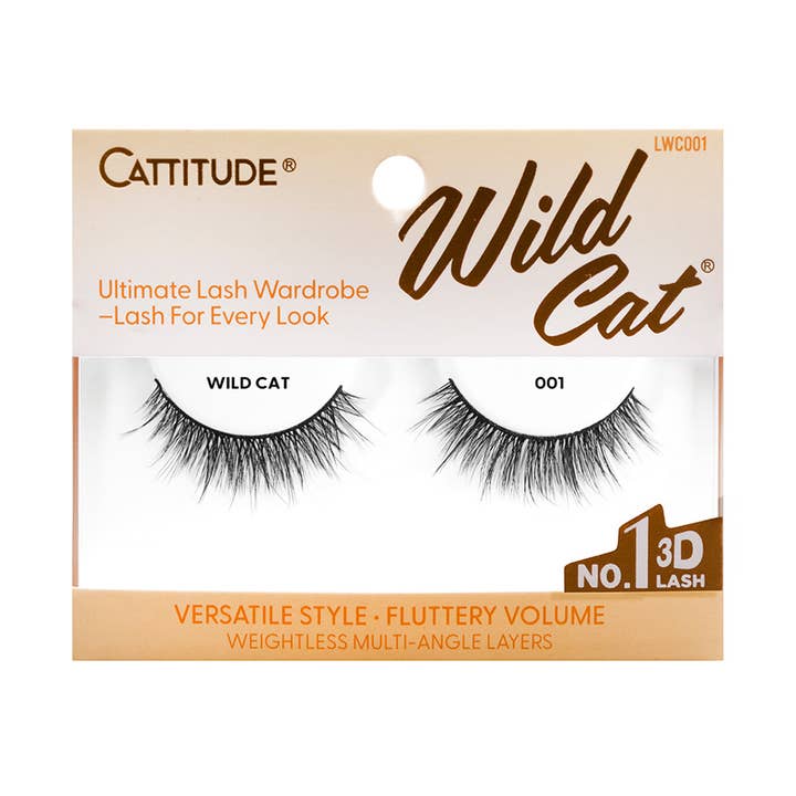 CATTITUDE Cils - Chat Sauvage (001) pour la vente par EBIN NEW YORK