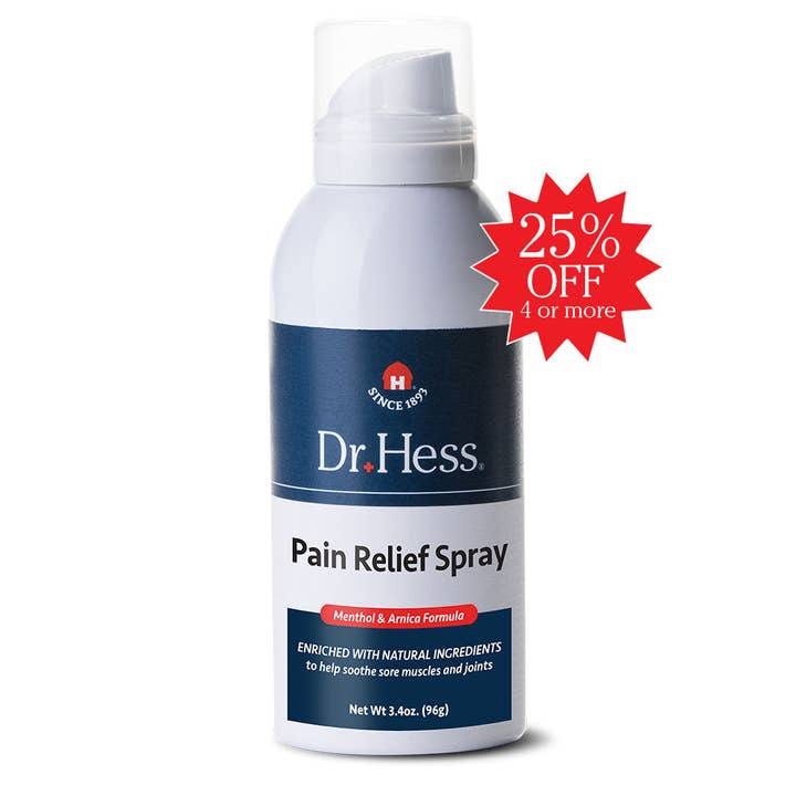 Dr. Hess Pain Relief Spray, 3.4 Oz for wholesale by Dr. Hess