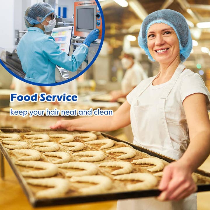 Trio Trading - Wholesale Hat Accessory - Women's - Disposable Cap, Mob Caps, Hair Net Non Woven, One Size4