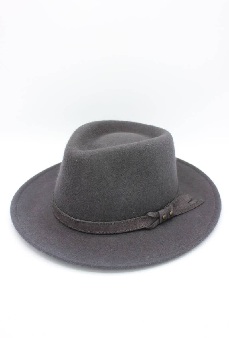Hologramme Paris - Wholesale Fedora - Unisex - Waterproof wool Fedora hat with belt5