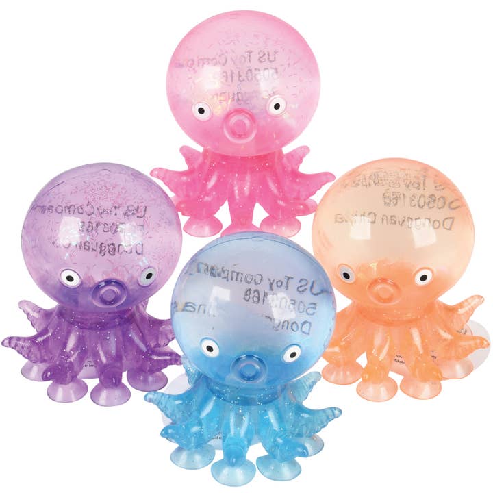 US Toy Company - Wholesale Squishy Toy - Kids & Baby - Octopus Squishy Suckers 12-Unit Display4
