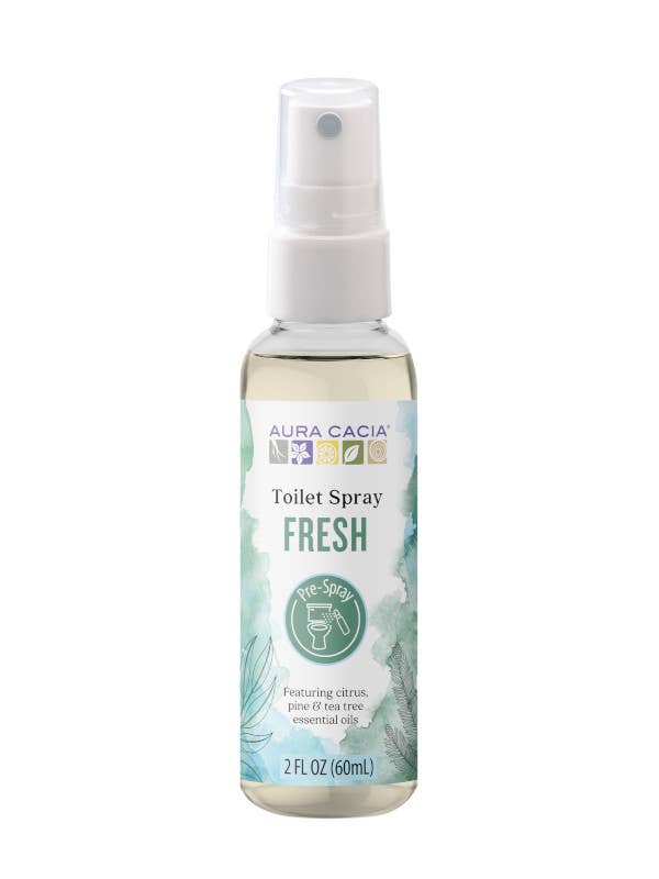 Fresh Toilet Spray With Pure Essential Oils 2 Fl Oz for wholesale by Aura Cacia