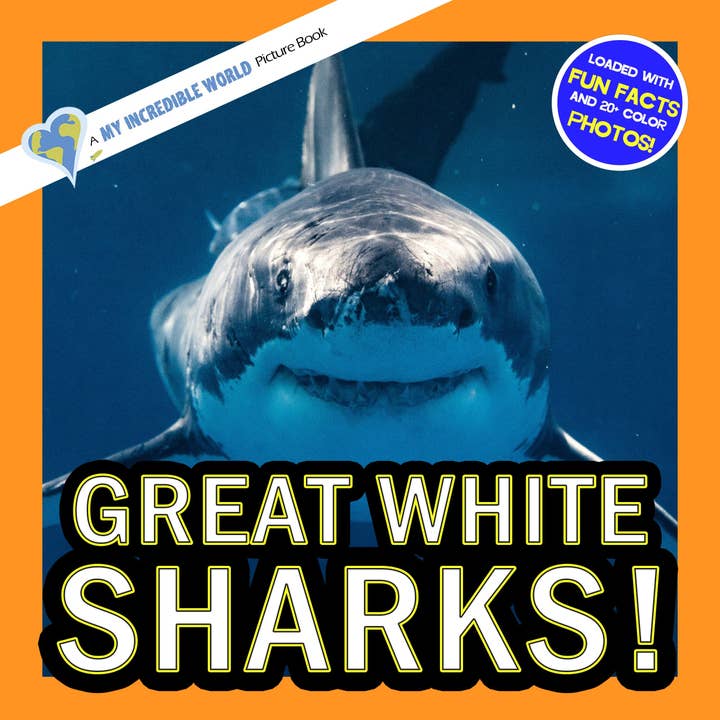 Great White Sharks! A My Incredible World Picture Book for Children for wholesale by My Incredible World
