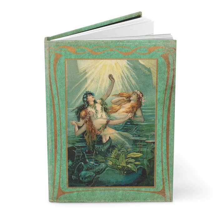 Asunder Bazaar - Wholesale Journal/Diary - Vintage Mermaid Trio Matte Hardcover Journal1