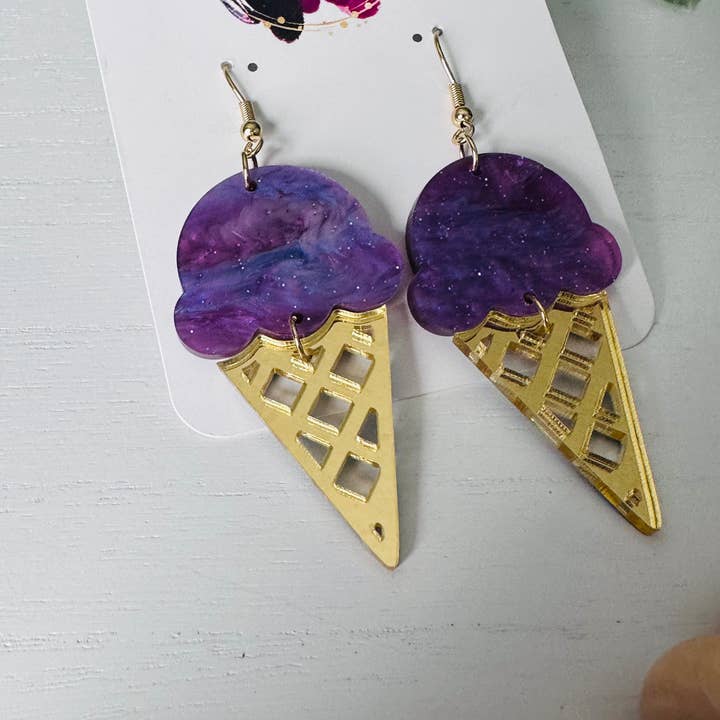 Leighton Allan Wholesale – wholesale Dangle earrings – Ice Cream Cone Dangle Earrings