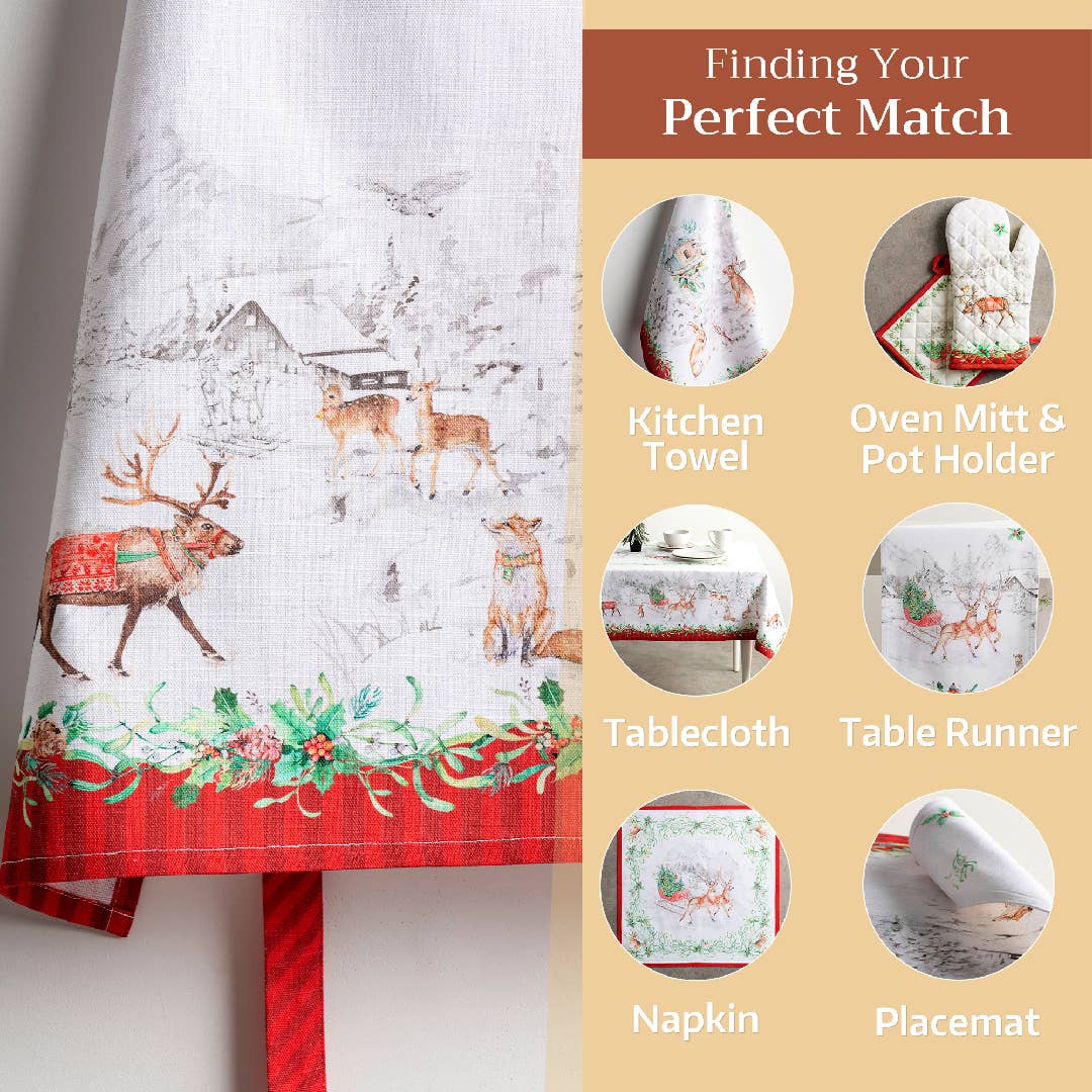 Maison d'Hermine - Design in Every Thread - Wholesale Apron - Apron 100% Cotton - Gifts for Christmas -Christmas Tradition5