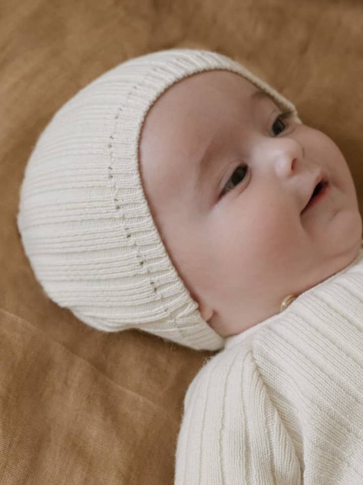 Wool Beanie - Retro for wholesale by La Manufacture de Layette