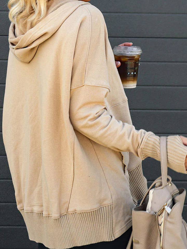 safistyle - Wholesale Knit top – Women's - Hooded Buttoned Knit Top11