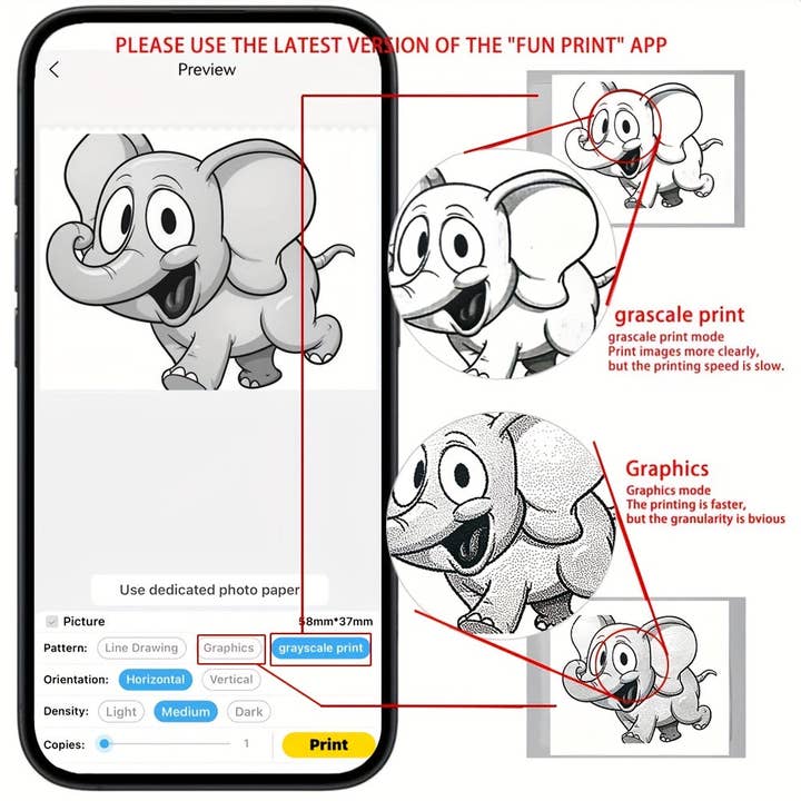 Modpopdeco - Wholesale Portable Charger - 1pc Mini Wireless Printer Portable Pocket Inkless Photo Printer For Smartphone8