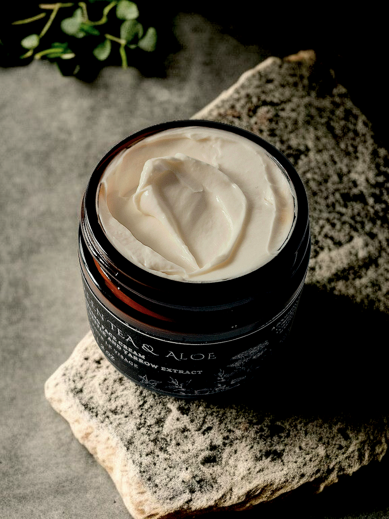 Stay Wild Apothecary - Wholesale Facial Moisturizer - Green Tea & Aloe Organic Face Cream1