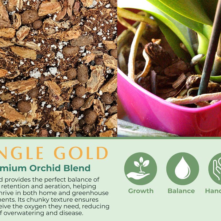 Jungle Relics - Wholesale Planting/potting soil - Jungle Gold Premium Orchid Blend1