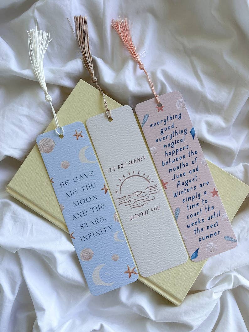 Fleurs on Sunday - Vente Marque-page - Marque-pages de L'été où je suis devenue jolie2