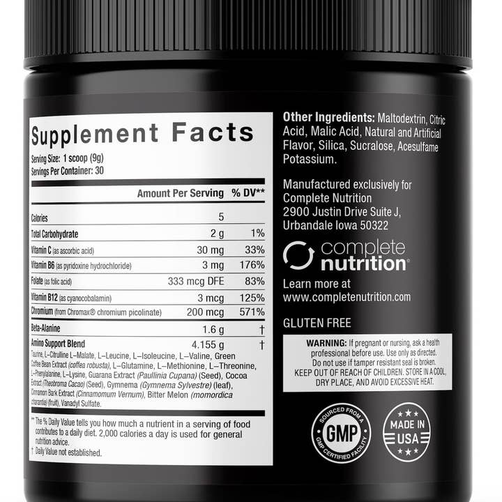 Complete Nutrition - Wholesale Powdered health drink - Elite Gold Amino Uptake Powder1