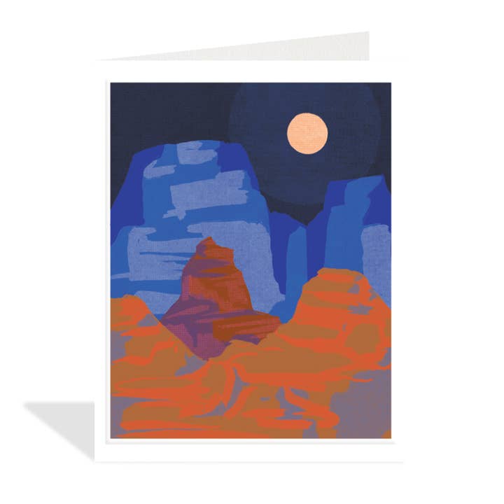 Rocheuses au clair de lune pour la vente par Halfpenny Postage Intl