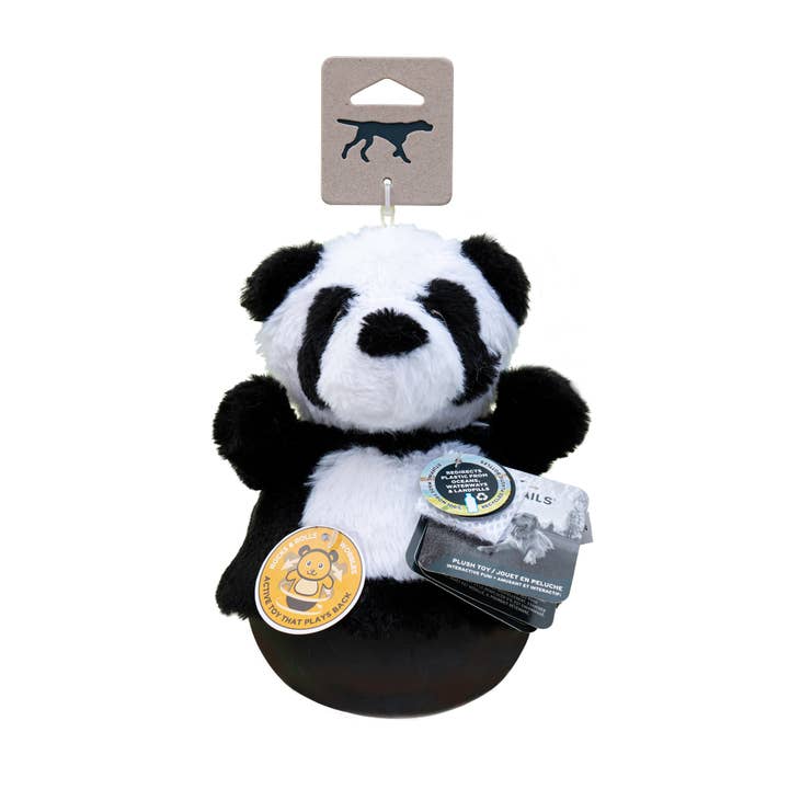 Tall Tails - Wholesale Pet Plush Toy - Dog - Panda Roly Poly Dog Toy