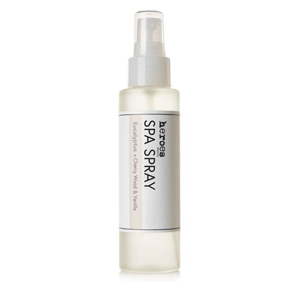 Spa Spray - CHERRY WOOD, VANILLA & EUCALYPTUS - Large, 4oz for wholesale by Heroes Beauty