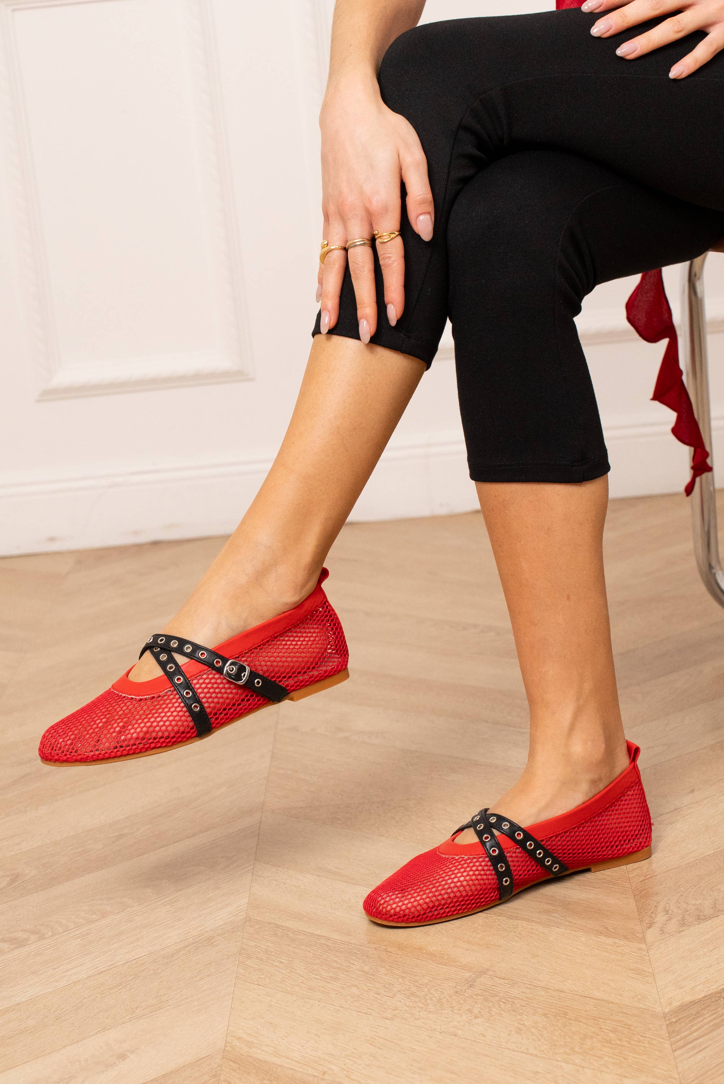 Stephan Paris - Wholesale Flats - Women's - P-1416 Knit Ballet Flats6