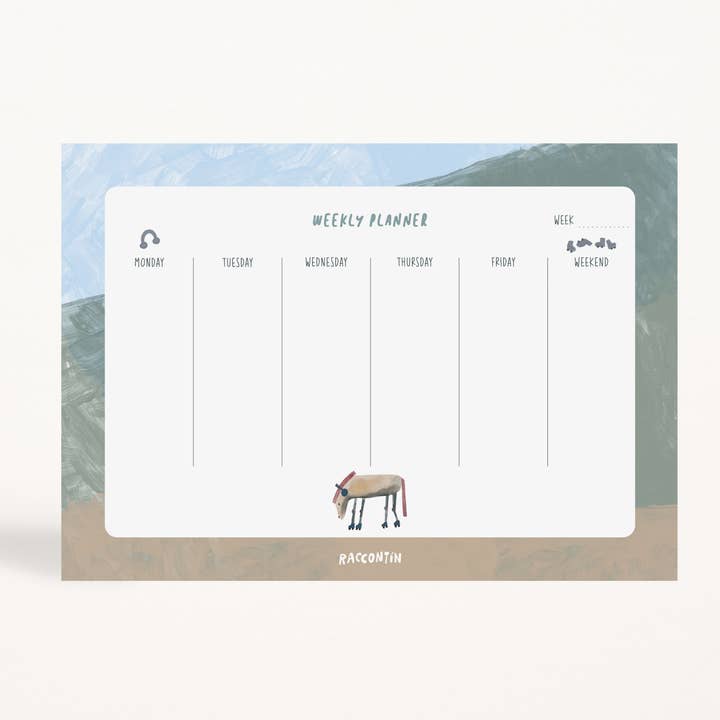 VECKOPLANERARE - MODERN HÄST för wholesale av Raccontin