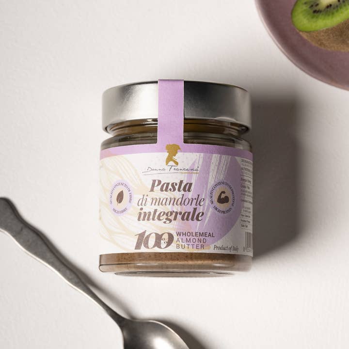Donna Francesca - Wholesale Nut Butter - 100% Wholemeal Almond Paste -Made in Italy Premium 230 g1