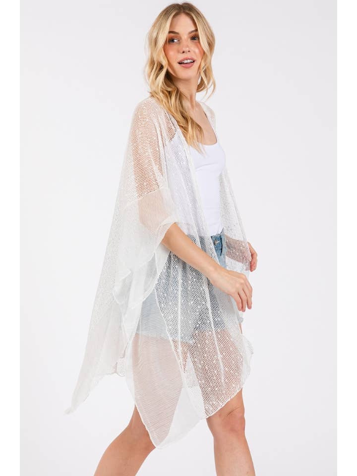 Anarchy Street - Wholesale Swim Cover Up - Women's - Emebllished Sequin Mesh Cover Up2