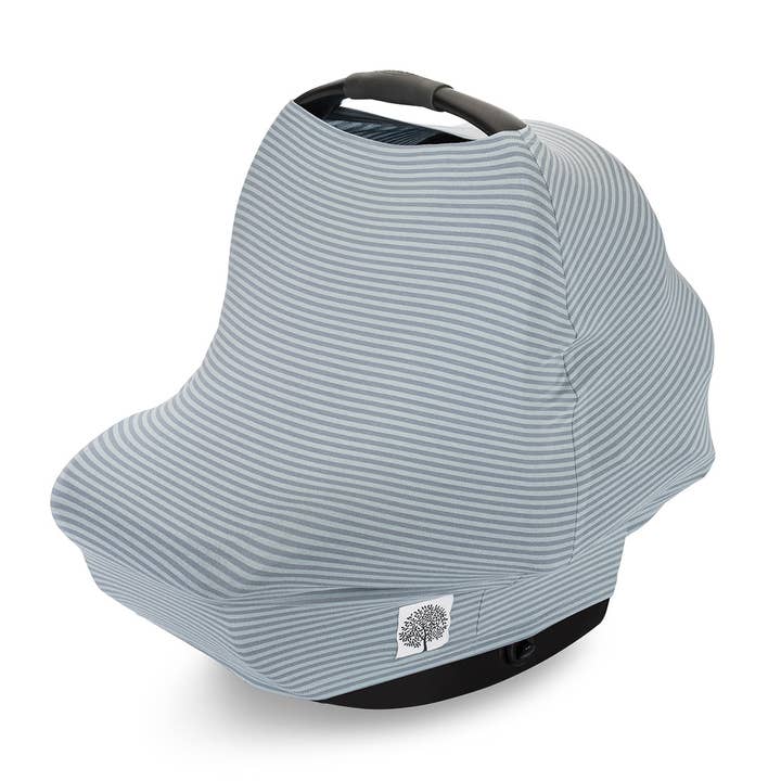 Multi-use Cover, Stormy Blue Stripe for wholesale by Parker Baby Co.