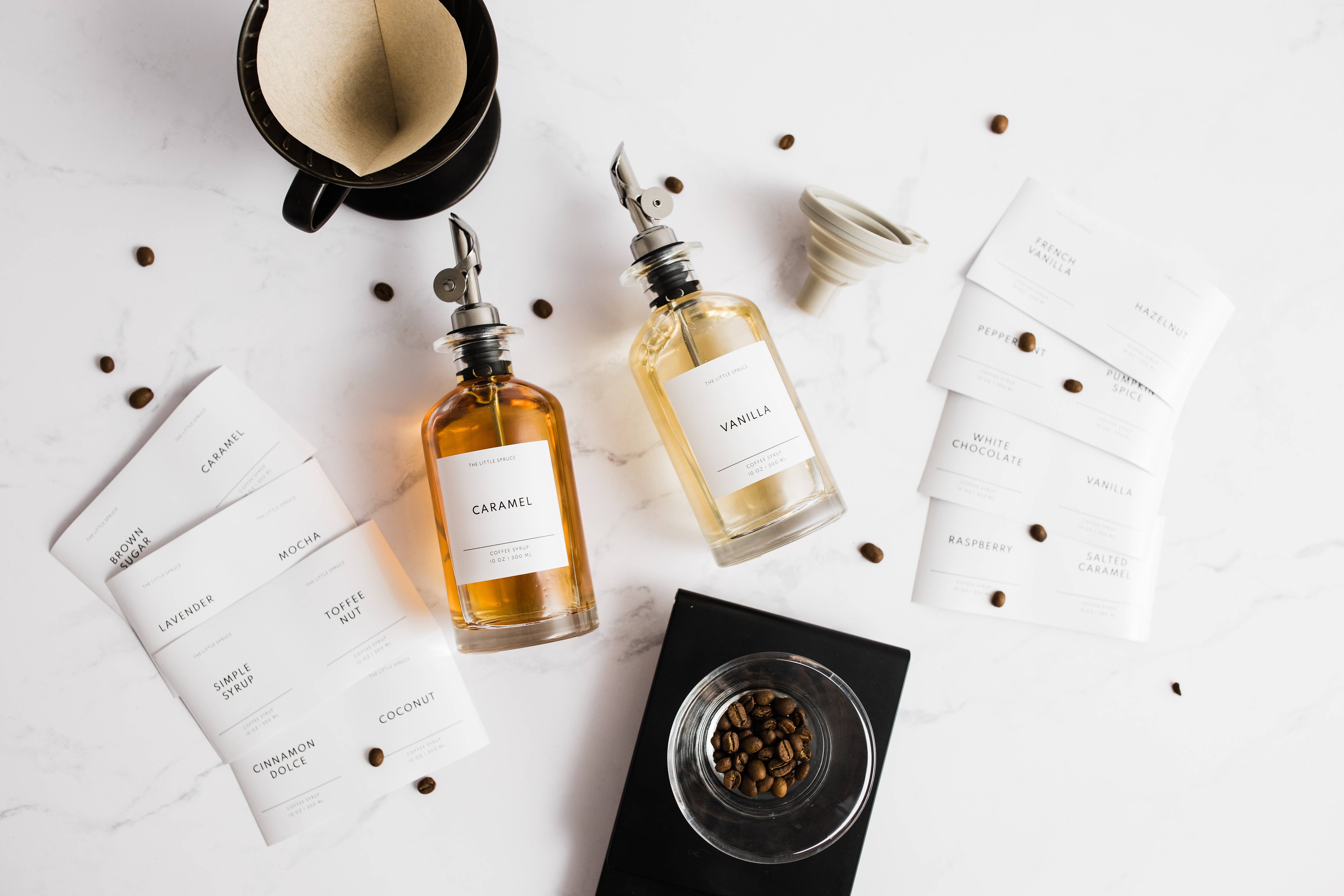 The Little Spruce Home - Wholesale Gift Bag Set/Pack - Coffee Syrup Dispenser Gift Set