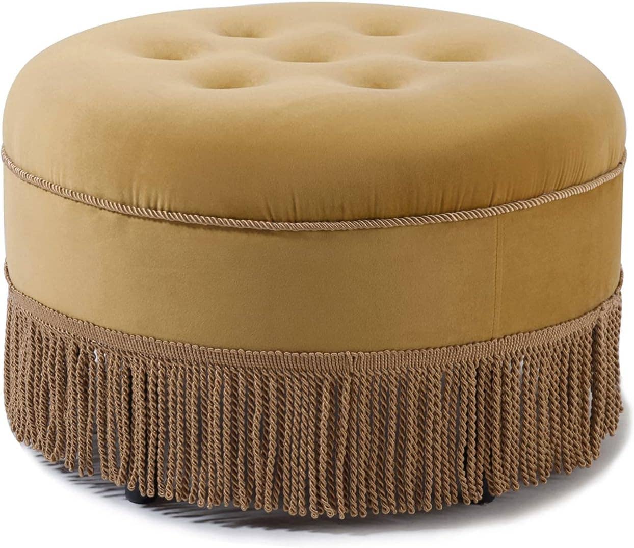 Jennifer Taylor Home - Wholesale Ottoman - Yolanda 24" Round Upholstered Accent Ottoman20