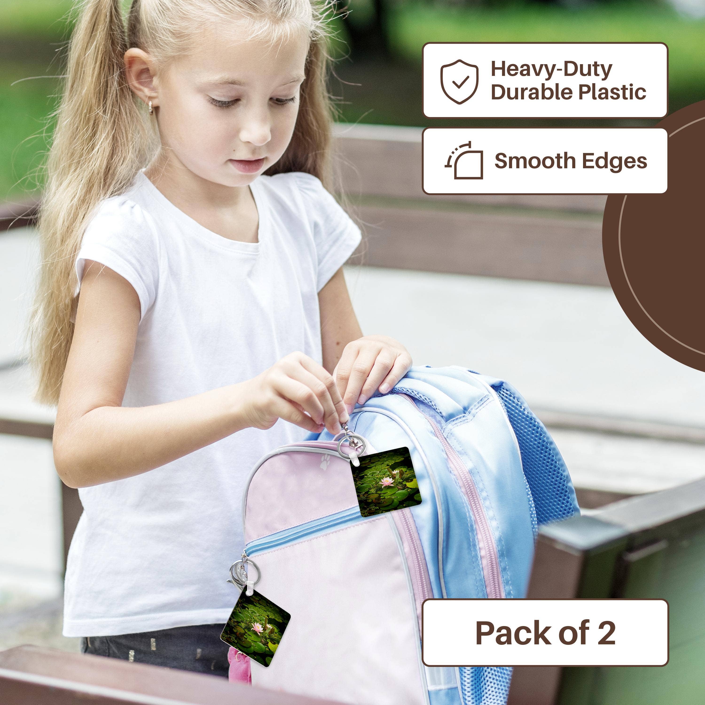 3dRose - Wholesale Keychain - Unisex - 3dRose, Beautiful pink water lily flower in an artificial pond, Key Chain8