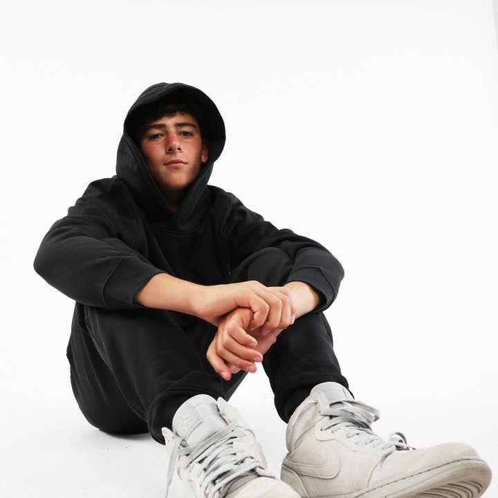 DRIP CORE HOODIE - BLACK for wholesale by THE DRIP SHOP