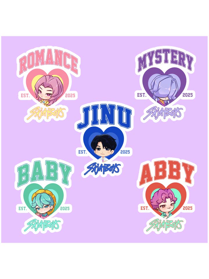 Saja Boys Name KPop inspired Sticker for wholesale by Shadows of Sunshine