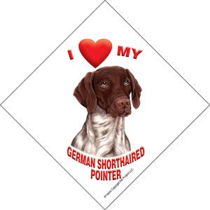 SJT Enterprises, Inc. - Wholesale Car Decorative Charm - Unisex - German Shorthaired Pointer Auto Attitudes Car Signs with suc0