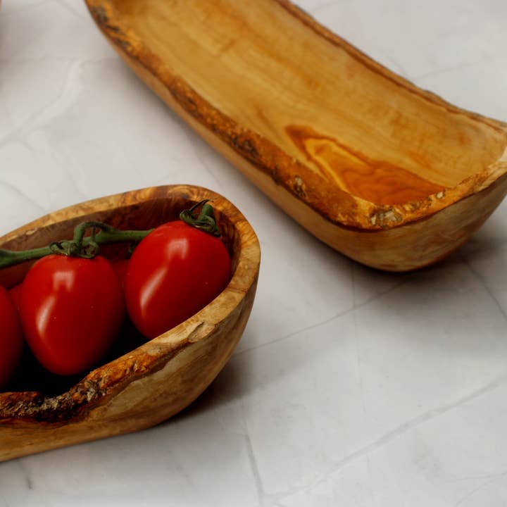 DAGDEG - Wholesale Decorative Plate/Dish/Bowl - Rustic fruit and bread bowl made of olive wood7